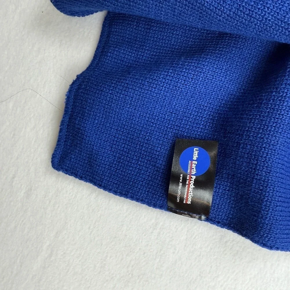 NY Giants Scarf & Gloves Set Adult Winter Knit‎ Football Fan Gift NWT
